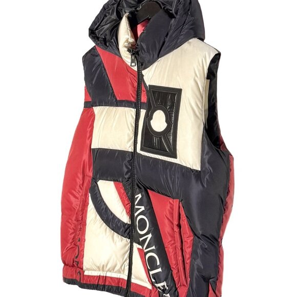 Moncler Genius X Craig Green Tricolour Logo Permit Down Vest - Picture 2 of 15